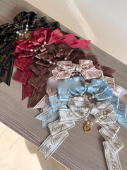 3-Way Ribbon Bow Hair Clip — Clip, Headband or Hanamaru