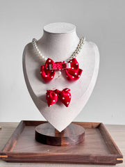 Pearl Strawberry Necklace — Sweet Lolita