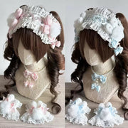 Strawberry Bunny Polka Dot Headband