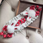 Strawberry Bunny Polka Dot Headband