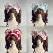 Bear Ear Lace Headband