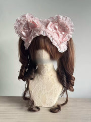 Bear Ear Lace Headband