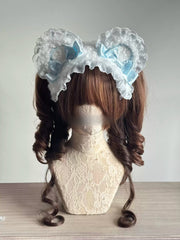 Bear Ear Lace Headband