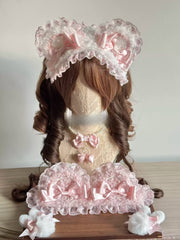 Bear Ear Lace Headband