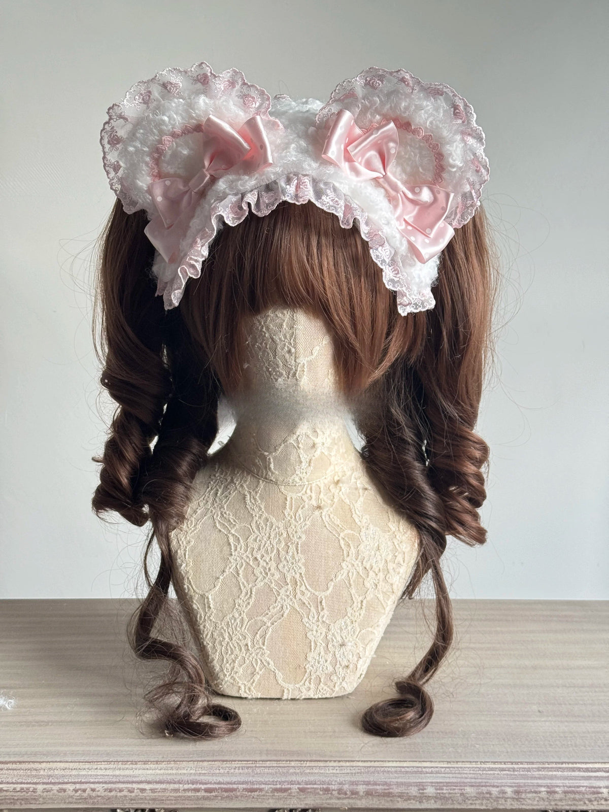 Bear Ear Lace Headband