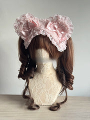 Bear Ear Lace Headband