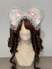 Bear Ear Lace Headband