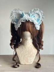 Bear Ear Lace Headband