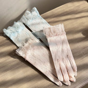 Hand-Dyed Lace Gloves — Customizable