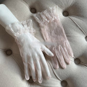 Hand-Dyed Lace Gloves — Customizable