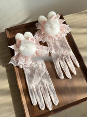 Hand-Dyed Lace Gloves — Customizable