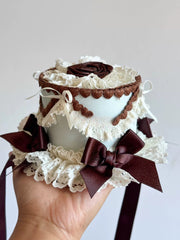 Cupcake Lace Mini Top Hat — Multicolor