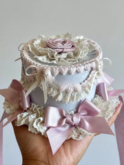 Cupcake Lace Mini Top Hat — Multicolor