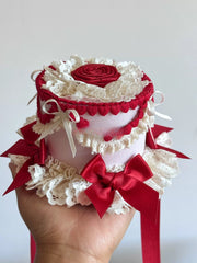 Cupcake Lace Mini Top Hat — Multicolor