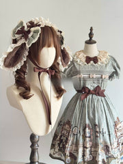 Hide and Seek Colorway Bunny Ear Lolita Headwear