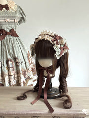Hide and Seek Colorway Bunny Ear Lolita Headwear