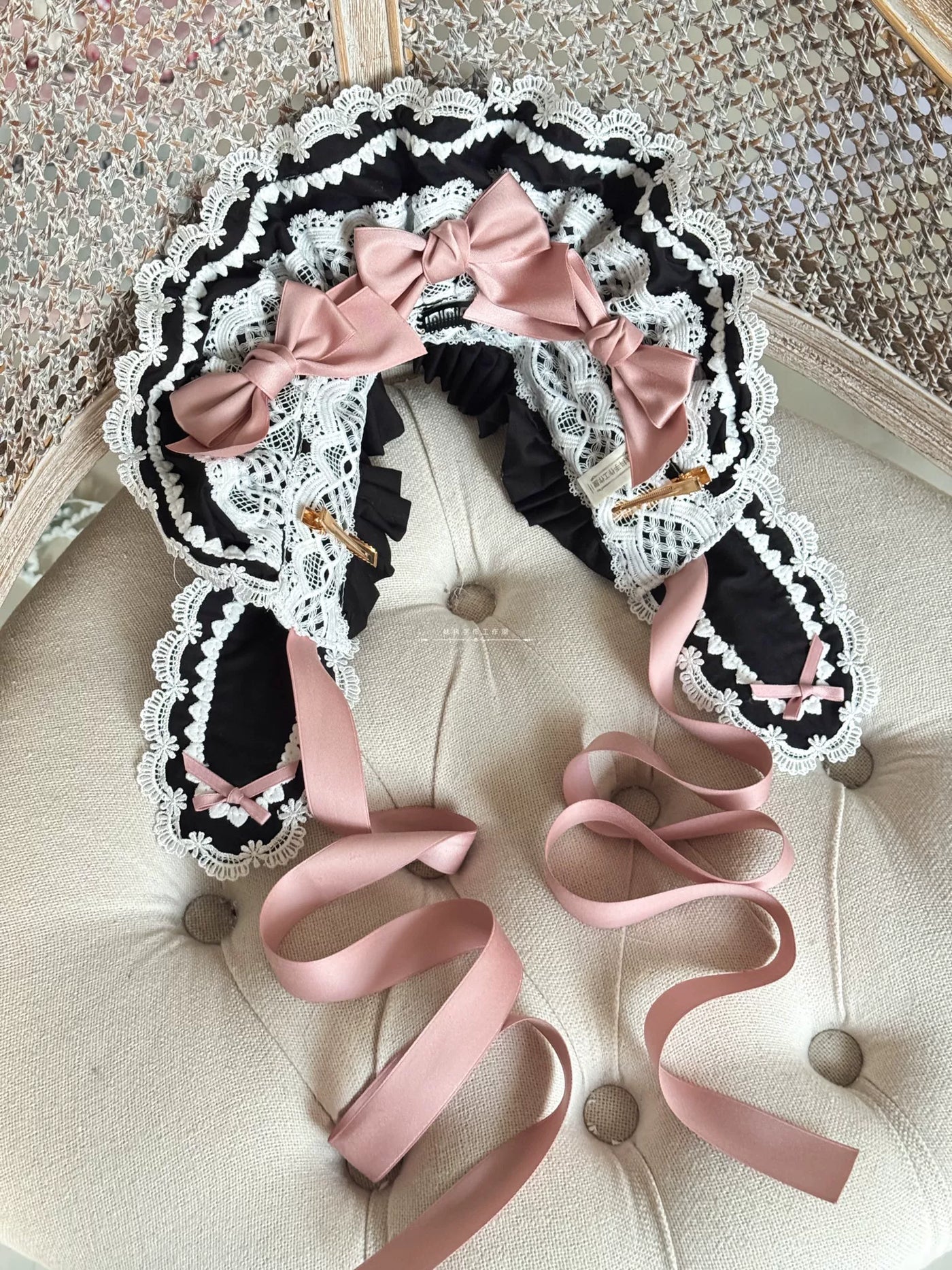 Laura's Doll Bunny Ear Bonnet (BNT)