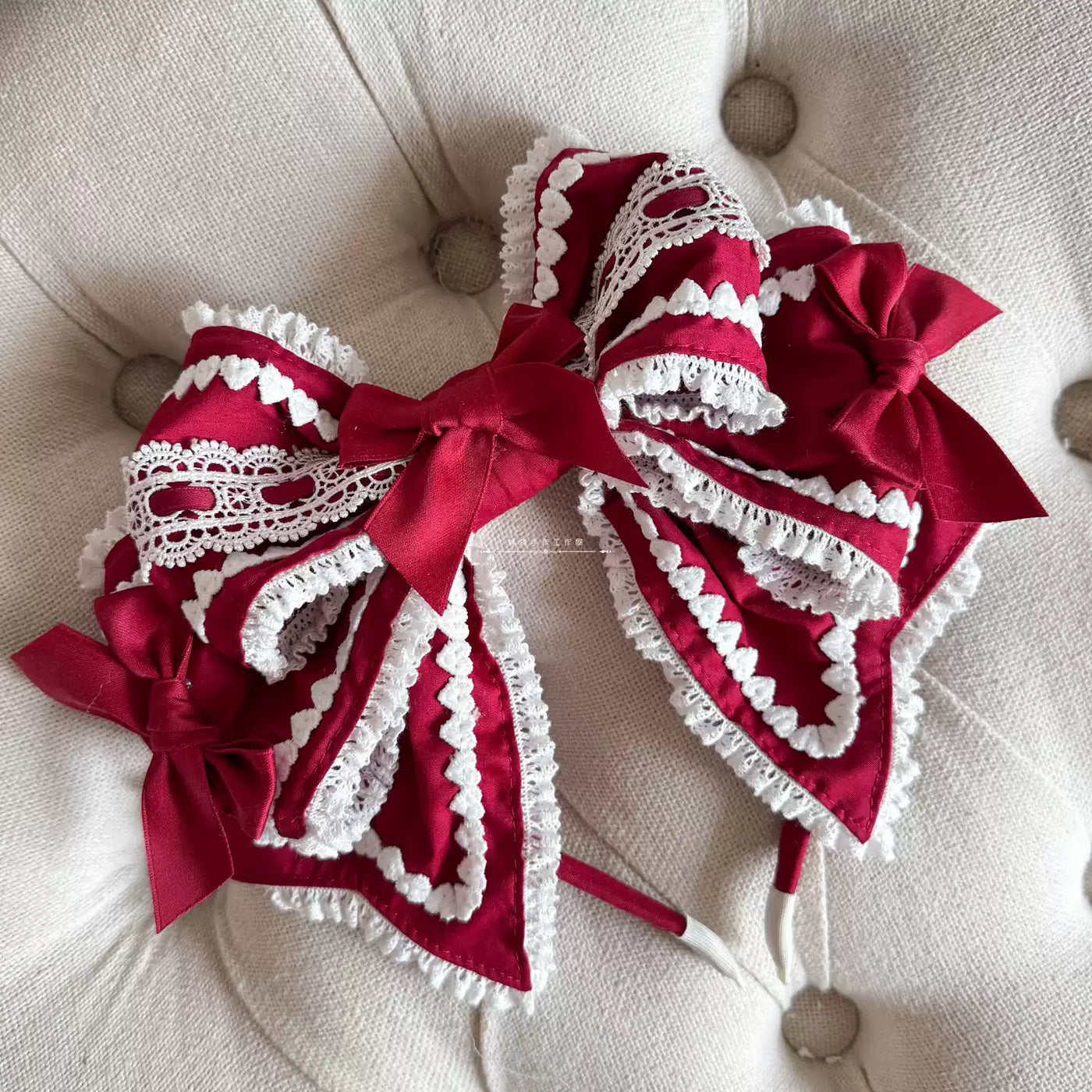 Laura's Doll Bunny Ear Bonnet (BNT)